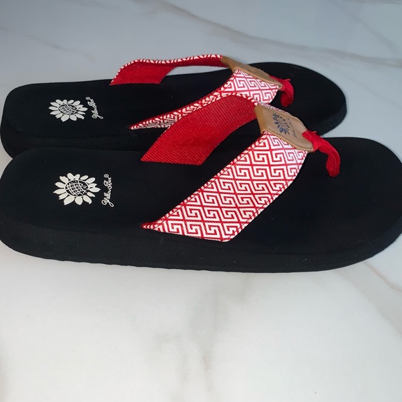 YELLOW BOX FLIP FLOPS SANDALS WOMENS SIZE 10 Worn 1x - Picture 7 of 10